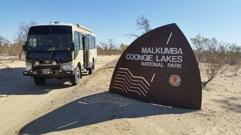 Peter and Chris Daniel Toyota Coaster Motorhome