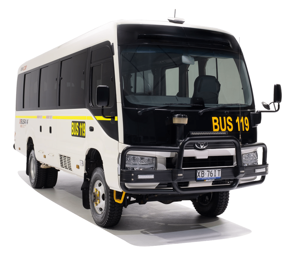 Toyota Coaster 50 Series Converted by Bus 4x4